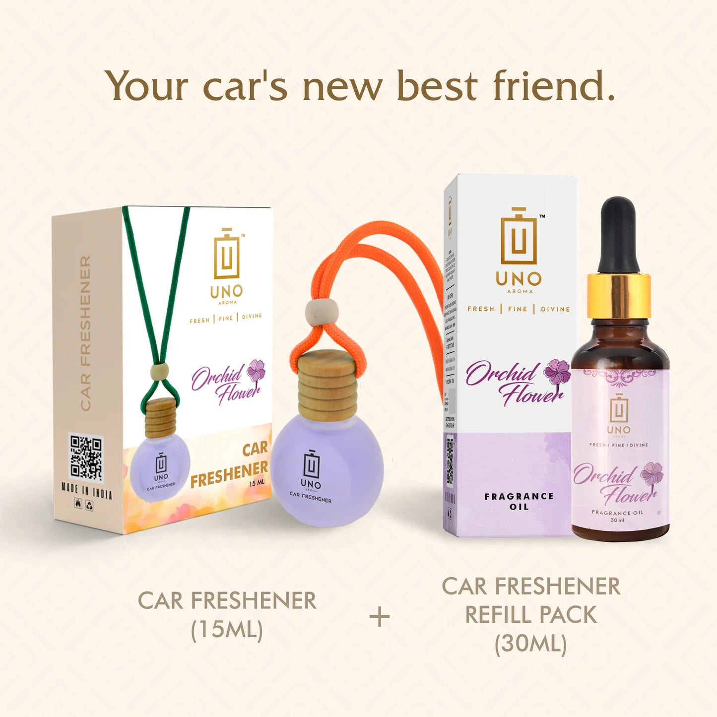 Car Freshener Combo (Orchid Flower)