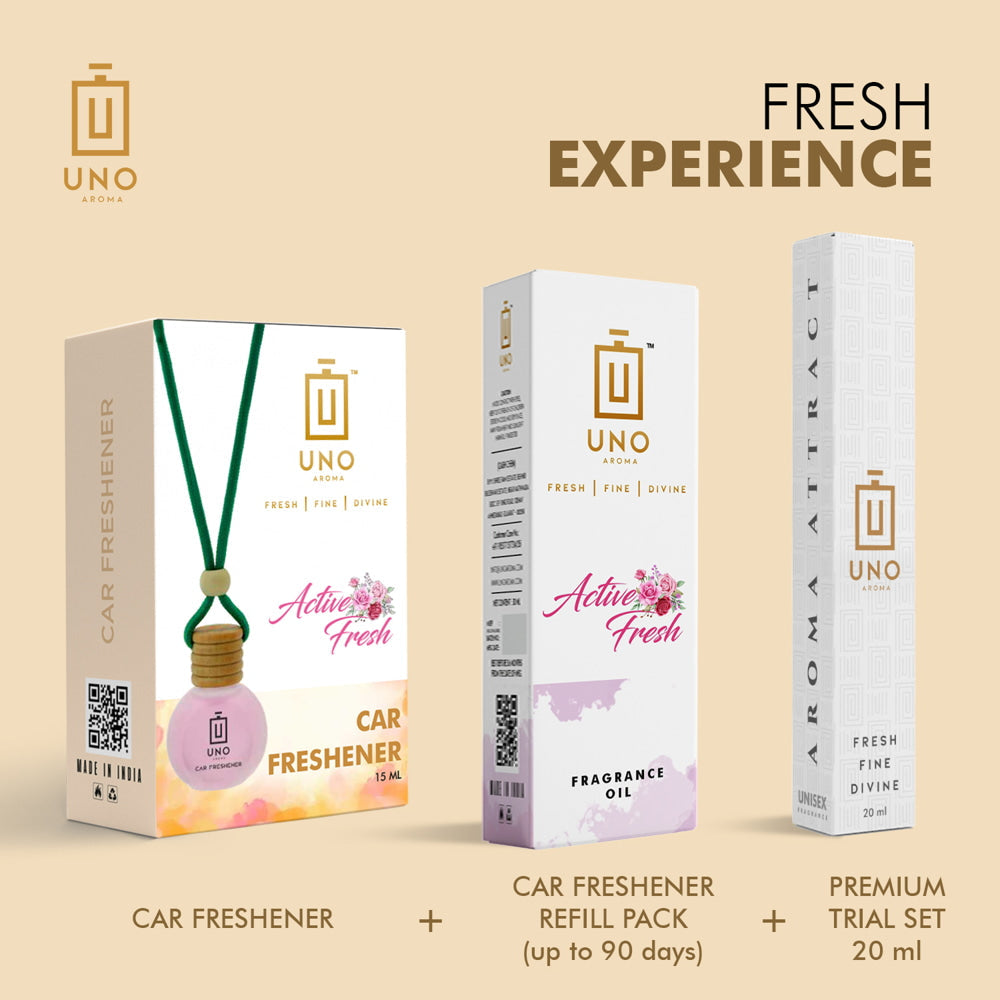 Car Freshener Combo (Active Fresh)