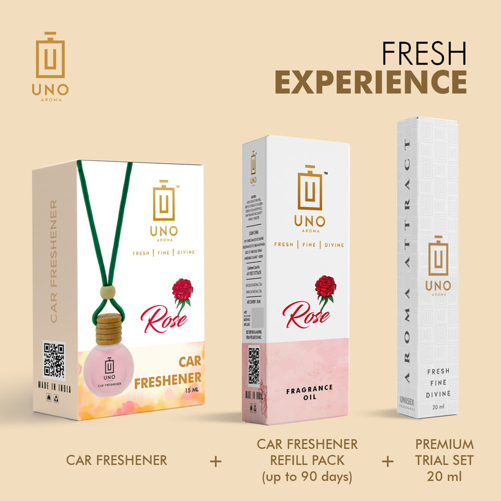 Car Freshener Combo (Rose)